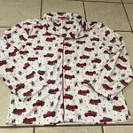 Disney  Christmas Mickey Mouse Pajama Top SZ L Photo 0