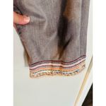 Democracy Gray Faded Sequin Embroidered Hem Cuffs Flexible Jeans size 6 Photo 8
