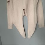 Lovers + Friends  Skye neutral front tie ribbed knit sweater women’s size XL Photo 7