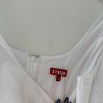 STAUD Wells White Mini Dress 10 Photo 4