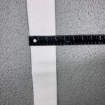 Vintage Y2K Waist Belt Women M/L Elastic Fashion Rhinestone Buckle Statement White Photo 3