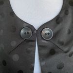 Xhilaration women M fully lined cropped one hook jacket with dots & cap sleeve Photo 1