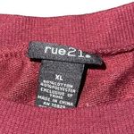 Rue 21 Women’s Messy Hair Don’t Care Tunic Collegiate Style Sequin Lettering XL Photo 4