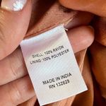 Lovers + Friends  Carlin Ruffled Satin Midi Dress Bronze Large Photo 5