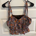 Japna  Cropped Floral Tank Top Photo 0