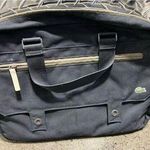 Lacoste BRIEFCASE Business BAG Military Style Vintage L75 Casual 2 Black Photo 0