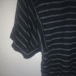 Say What? Say What? XL Black Striped Crop Top Plus Photo 1