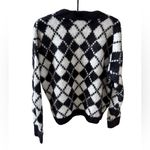 Abercrombie & Fitch Soft A&F Argyle Pullover Sweater Size Medium Photo 3