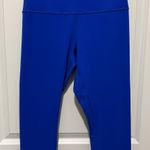 Lululemon Align High-Rise Crop 23" Cerulean Blue Size 8 Yoga Pilates Athletic Photo 0
