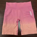 Gymshark Pink Ombré Biker Shorts Size Medium Photo 0