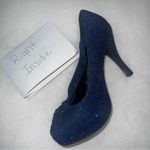 BKE Sole Stilletos Blue Metallic Animal Print 8.5 Women’s Photo 3