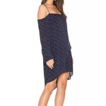 Cloth & Stone  Women’s Anthropologie Shirt Dress Navy‎ Top Size Medium NWOT Photo 1