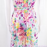 Kate Spade NWT Painted Petals Floral Cotton Shirtdress, Pastel Photo 11