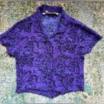 Vintage Serendipity Hawaii purple two piece dress set, size medium large Photo 8