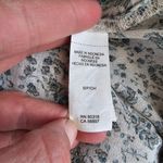 Lucky Brand  Green Multi Border Print Paisley Blouse Size Small Photo 6