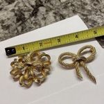 Lot Of 2 Gold Tone Vintage Photo 7