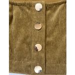 ZARA Olive Brown Corduroy Long Sleeves Crop Top Sz S Women Photo 3