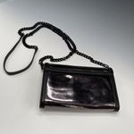 Simply Vera Wang Mirrored Wallet Clutch Purse Chain‎ Crossbody Bag Purple Photo 2