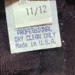 Vintage 90s Betsy & Adam Mini Dress Sparkle Stretch Knit Black Silver NEW Medium Photo 6