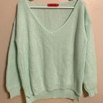 Boohoo Mint Oversized Sweater  Photo 0