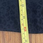 Lilly Pulitzer Christie Top Small Onyx Black Leopard Jacquard Ruffle Blouse Photo 8