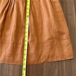 Quince  Women’s 100% European Linen Sleeveless Swing Dress Size Small Terracotta Photo 7