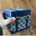 Travel Jewelry Case Luggage Look Blue Photo 6