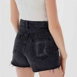 Urban Outfitters BDG girlfriend high rise black distressed shorts size 25 Photo 1