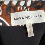 Mara Hoffman  Juana Brown and Black Puff Sleeve Top NEW Size 0 Photo 2