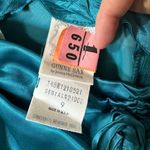 Gunne Sax 1960s Romantic Renaissance Bridal Collection Tooled Satin Dress Photo 9