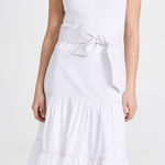 Veronica Beard Jean Austyn White Sleeveless Dress | M Photo 0