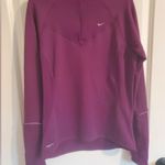 Nike Women's Running Dri-Fit Purple Quarter Zip Jacket Size Medium Photo 8