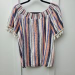 Est. 1946  striped short sleeve‎ shirt size L Photo 1