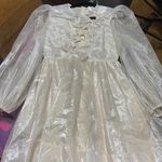 Revolve Gold Dress Photo 3