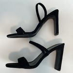 Lulus  black strappy suede sandals Photo 4