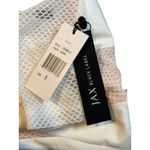 JAX BLACK LABEL Dress White Blush Mesh Illusion Sheath Midi Cocktail Size 6 NWT Photo 8