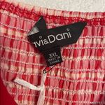Davi & Dani  RED AND WHITE BUTTERCUP GINGHAM TIERED BUBBLE MINI DRESS 3XL Photo 1