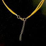 Two tone LEATHER & SEA SHELL SURFER TRIBAL DOUBLE CHOKER/ adjustable NECKLACE Photo 2