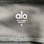 Alo Yoga alo High Waist Semi-Sheer Full Length Leggings Ankle Slit Photo 2