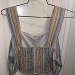 Paper Crane Multi Colored Crop Top Photo 2