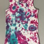 Wonder Nation Blue Purple Tie Dye Cami Camisole Tank Top Shirt Tee Size M 💙💜 Photo 0