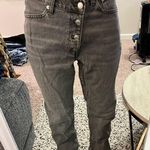 Madewell 90s Straight Jeans with Asymmetrical Button Closure Photo 1