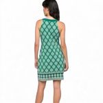 Magnolia Grace Jade Green Alhambra Knit Halter Dress Womens Large Sleeveless Photo 6