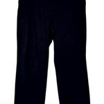 LL Bean Black Straight Leg High Rise Leggings Womens L Casual Pull On Pants Size L Photo 0