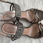 Versace Rare Swarovski Crystal Leather Stilleto Heels Photo 9