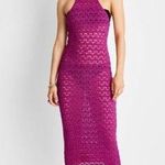 Target Future Collective with Alani Noelle Women's Halter Tie Neck Open Knit Midi Dress Photo 0