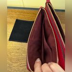 Coach Signature Wristlet in Brown and Red Photo 9