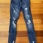 Hollister  Blue Skinny Jeans with Distressed Details Size 1S W 25” L 28” NWOT Photo 0