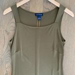 Ann Taylor Vintage  Olive Square Neck Maxi Dress Photo 2