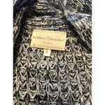 Long Sleeve Open Cardigan Gray Black Womens Size Small Photo 3